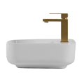 thumbnail image 2 of Bothwa Home Modern Bathroom Vessel Sink – Stylish Above-Counter White Porcelain Sink, Durable Ceramic, Easy Top-Mount Installation, 2 of 9