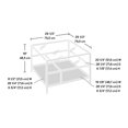 thumbnail image 3 of Sauder® Collection Coral Cape Table basse, Finition Satin Gold, 423525, 3 of 9