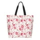 thumbnail image 1 of Balery Rose Flowers Bolsa Tote Estilo Estético con Cremalleras, Bolsa de Hombro, Bolsa de Compras Grande y Plegable, 1 of 8