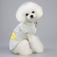 thumbnail image 3 of Chaleco De Camiseta Para Perros , Primavera Verano Para Perro, Perrito, Perrito Perro Camiseta Ropa Trajes Gris-l Zulema Arnés del chaleco del verano del perro de mascota, 3 of 7