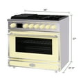 thumbnail image 2 of Akicon 36 Inch Freestanding Gas Range with 6 Sealed Burners Cooktop, 5.2 Cu.Ft. Natural Gas/LP Convertible-CYSCYSA1, 2 of 3