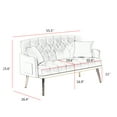 thumbnail image 2 of Teddy fabric 2-seater sofa, 2 of 8