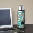 thumbnail image 5 of 20 Oz Chihuahua and Flower Florals Coffee Tumbler Double Wall Insulated Stainless Steel Water Bottle | Metal Reusable Thermoses Flask with Cup Cap | Leak & Sweat Proof with Anti-Dust Lid, 5 of 7