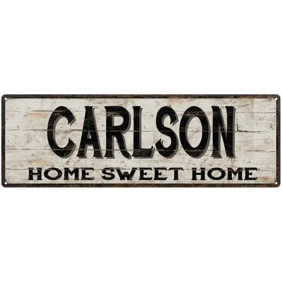 CARLSON Rustic Home Sweet Home Sign Gift 6x18 Metal Decor 106180084225