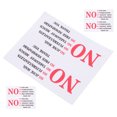 thumbnail image 1 of OULII 6Set No Junk Mail Sign Sticker Durable PVC Mailbox Decal For Residential Users, 1 of 8