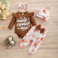 thumbnail image 2 of mgoYE Newborn Baby Girl Clothes Preemie Baby Girl Outfits Romper Fall Winter Outfits Gifts for Girls Cute Pant Sets, 2 of 9