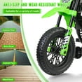thumbnail image 6 of Farmdex 12V Electric Motorcycle for Kids, Electric Dirt Bike with 2 Training Wheels, Ride on Toy with Twist Grip Throttle, Built-in Music, 30W*2 Motors, Green, 6 of 10