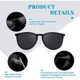 thumbnail image 4 of Polarized Sunglasses for Men and Women Semi-Rimless Frame Driving Sun glasses 100% UV Blocking, 4 of 7