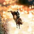 thumbnail image 6 of Personalized Bull Riding Christmas Ornament, Rodeo Christmas Ornaments, Custom Bull Rider Ornament, Cowboy Ornaments 2024, Cowboy Gift for Cowboy Western Christmas Tree Hanging Gifts Xmas Decor (Br1), 6 of 8
