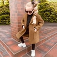 thumbnail image 2 of Vedolay Blazer jacket Girl's and Toddlers' Lightweight Print Zip-up Windbreaker Coat,Brown 2-3 Years, 2 of 5