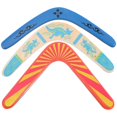 thumbnail image 1 of 3Pcs Kids Throw And Catch Toy Kids Flying Boomerang Toy Kids Outdoor Boomerang Wood Boomerang, 1 of 4