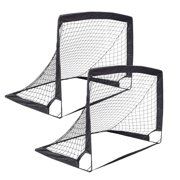 2 Pack Portable Pop Up Soccer Goals for Kids Youth Adults, Outdoor 47.2 Inch for Backyard Games & Soccer Training
