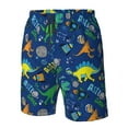 thumbnail image 4 of Vsdgher Dinosaur In Space Men's Beach Shorts, Surfing shorts, Swim trunks, Quick Dry Swim Trunks for Surfing Beach Fun -XX-Large, 4 of 6