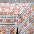 thumbnail image 4 of Aztec Dog Crate Cover, Vibrant and Print Medieval Folklore Influences Pattern, Easy to Use Pet Kennel Cover Small Dogs Puppies Kittens, 7 Sizes, Apricot Dark Pink, by Ambesonne, 4 of 6