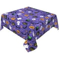 thumbnail image 2 of Halloween Square Tablecloth 60 Inch Pumpkin Ghost Spooky Table Cloth Vintage Halloween Table Cover Fall Tabletop Decoration for Home Kitchen Party Picnic Dinner Inside Outside, 2 of 6