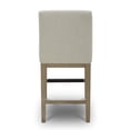 thumbnail image 4 of Maddie Home 26" Modern Fabric Upholstered Counter Stool in Cream, 4 of 5