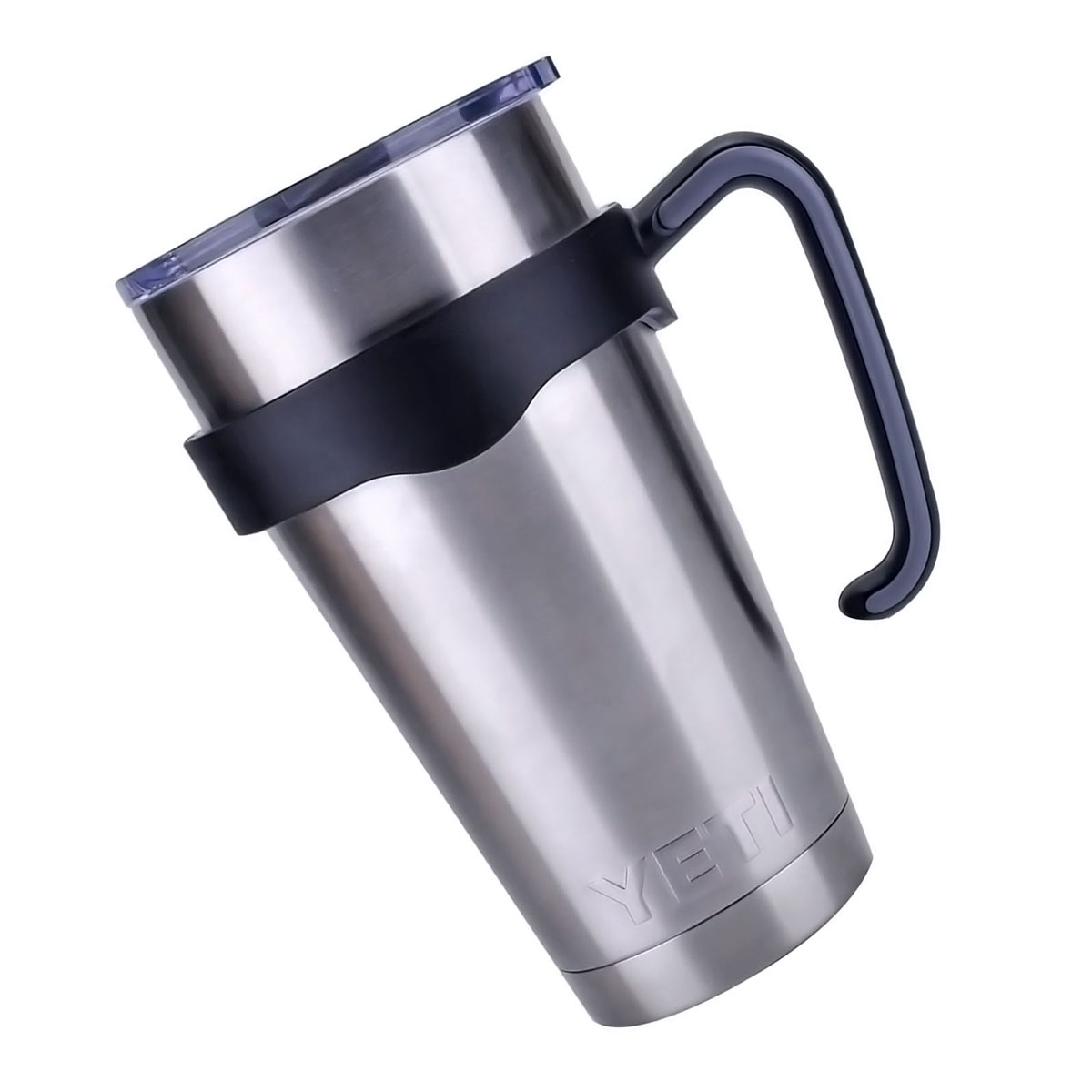 Handle for Yeti Rambler 20 Oz - The Tumbler Tamer - fits Ozark Trail SIC  Thermik & many others - Black Ice 