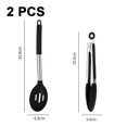thumbnail image 2 of Juego de 2 utensilios de cocina de silicona, sin BPA, antiadherentes y resistentes al calor., 2 of 5