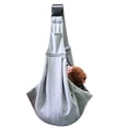 thumbnail image 4 of Bolsa de transporte jinwen para perro Gato ajustable Gris claro, 4 of 8