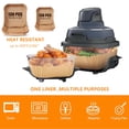 thumbnail image 2 of 260PCS Air Fryer Liners for NINJA CRISPI,130PCS  Each Disposible Paper  Liners  for 4 QT & 6 Cup Ninja Crispy Air Fryer, 2 of 4