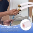 thumbnail image 6 of Uxcell HVAC Copper Pipe Insulation Foam Tube, 1/2" ID 8ft Heat Preservation Insulated Tubing for Air Conditioning Mini Split Copper Line Set Water Pipes, White/Pink, 6 of 7