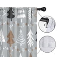 thumbnail image 4 of Blackout Kids Curtains,Gray Christmas Tree Pattern Childrens Insulated Curtains Set Of 2,Bedroom Essentials,Toddler Room Decor 42"x63", 4 of 5