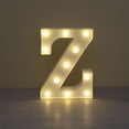 thumbnail image 3 of Las De ALPHABET LED Montadas En Iluminan El Plástico Que Decoración De Navidad Z Colco Luz de letra del alfabeto LED, 3 of 7