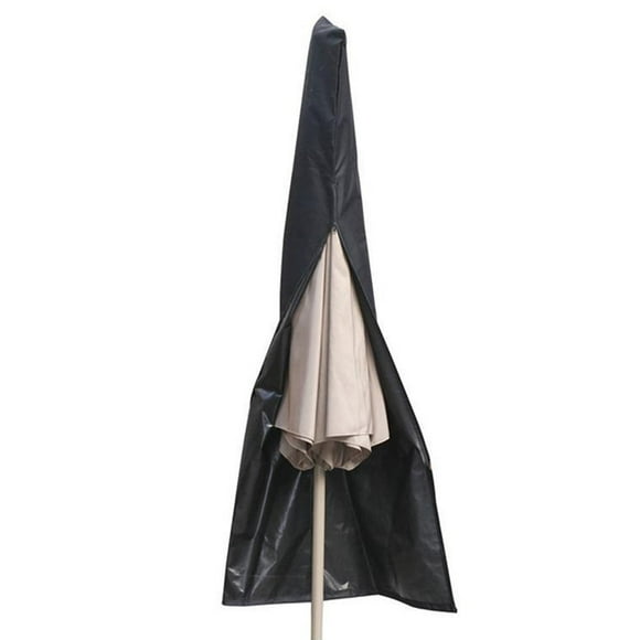 Suzicca Patio Parapluie Fermeture Éclair Housses Imperméables - Résistant Parapluie S'Adapte Parapluies du Marché à l'Extérieur Parasol Couverture L