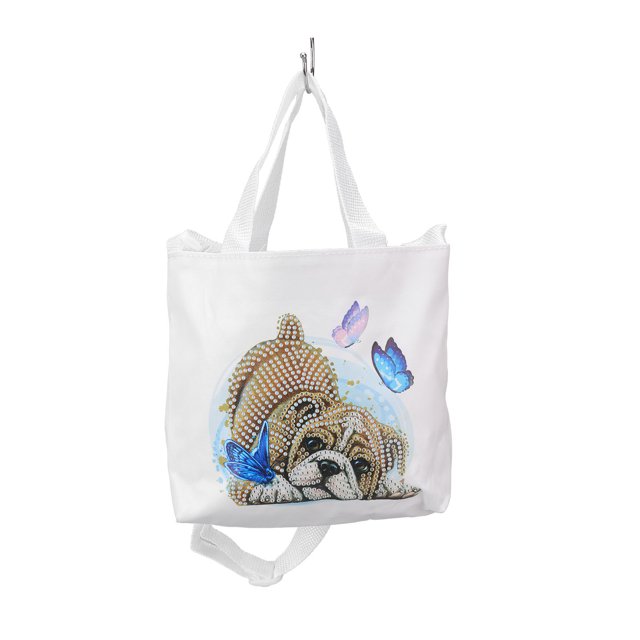 Bolsa De Mano Con Pintura De Diamantes De Imitación, Diseño Exquisito, Mano De Obra Fina, Bolsa De Pintura De Diamantes De Imitación 5D, Gran Capacidad De Carga, Hermosa Para ANGGREK DIY Rhinestone Painting Bag