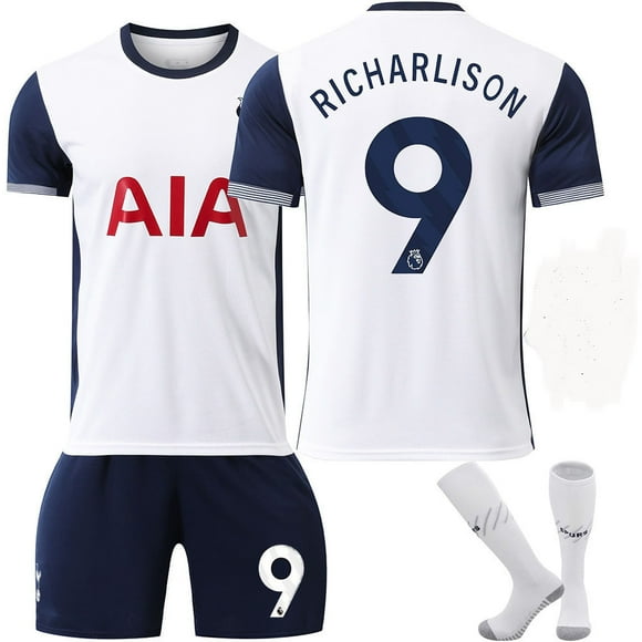 2425 Tottenham Hotspur Home Jersey 4Xl Short-Sleeved Football Uniform Suit No. 7 Son Heung-Min 17 Romero Copy Player Name Jersey