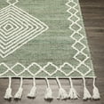 thumbnail image 4 of Hauteloom Guiuan Jute Living Room, Bedroom Area Rug - Global - Beige, Green - 2' x 3', 4 of 9