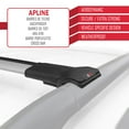 thumbnail image 7 of Compatible with Subaru Legacy 3 (BE) 2000-2004 FLY Model Car Roof Rack Cross Bar Grey Aluminium 2 Bars, 7 of 7