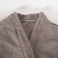 thumbnail image 6 of PMVFHDE Womens Autumn Winter Coral Comfortable Solid Color Couple Sleep Robe Soft Skin Friendly Womens Robes Khaki，One Size, 6 of 9