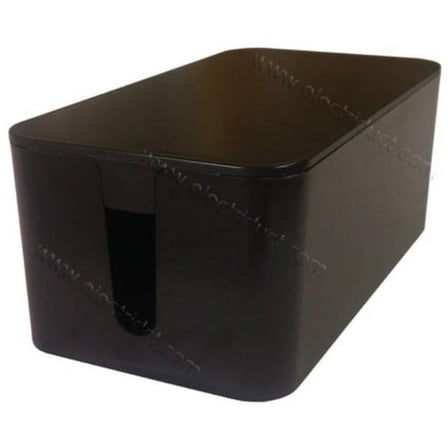 Electriduct PD-ED-CBM-BK Cable Bin Mini with Surge Protector - Black