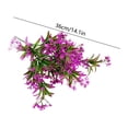 thumbnail image 3 of Artificial FlowersBouquet for Home Decor, Wedding Centerpiece, Party Gift, Durable Silk & Plastic Stems, Realistic, Easy to Maintain Wine, 3 of 6
