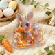 thumbnail image 5 of Decoraciones de Pascua para el Hogar Lindo Conejo de Pascua Colgando Ornamento 2D Llavero de Acrílico Plano Pequeño Colgante para el Coche Retrovisor Espejo O Mochila Adecuado para la Decoración de Pa, 5 of 6
