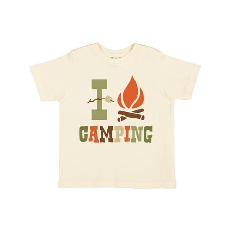 

Inktastic I Love Camping Gift Toddler Boy or Toddler Girl T-Shirt
