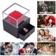 thumbnail image 4 of Caja de regalo de joyería de rosas preservadas reales con collar, regalo para el día de San Valentín, madres, 4 of 5