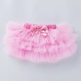 thumbnail image 5 of CHEEREAM Baby Girls Rainbow Flower Tulle Princess Skirt Toddler Bow Front Tutu Girls Clothes Size 0-24Months, 5 of 9