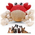thumbnail image 1 of Dog Toys for Small Medium Dogs, Squeaky Plush Dog Chew Toys for Boredom , Durable Tough Rope Toys for Puppy Pet , Stuffed Dog Toys for Teeth Cleaning, 1 of 4