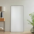 thumbnail image 5 of TEHOME Kengston Modern & Contemporary Rectangular Bathroom Vanity Mirror 30'' x 60'' - Chrome, 5 of 10