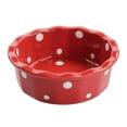 thumbnail image 6 of TOOYFUL Cat Bowl,Ceramic Dog Feeding Bowl,Pet Bowls for Cats Puppy Small Dogs ,Pet Feeder Cat Dishes for Food and Water,11.8oz Capacity Red, 6 of 6