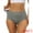 Gray, variant on DARING DIVA Women's Cotton High-Lace Trim Tummy Full Coverage Brief Panties M Purple