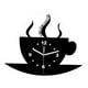 thumbnail image 1 of Reloj de pared colgante con forma de taza de café, ligero, decorativo, silencioso, para cafetería, oficina, bar, sala de estar, regalo, 1 of 9