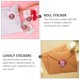 thumbnail image 3 of unbranded 500Ud Stickers De Rojo Para Decorar Sobres Y Paquetes Con Adhesivo Fuerte, 3 of 8
