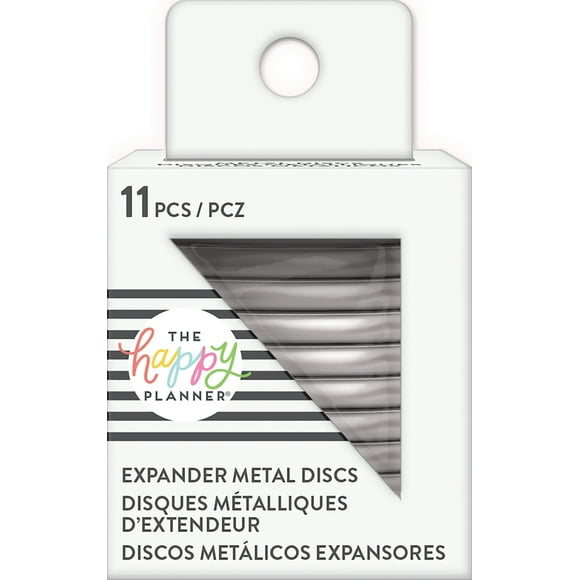 Happy Planner Metal Expander (Big) Discs 11/Pkg-Silver