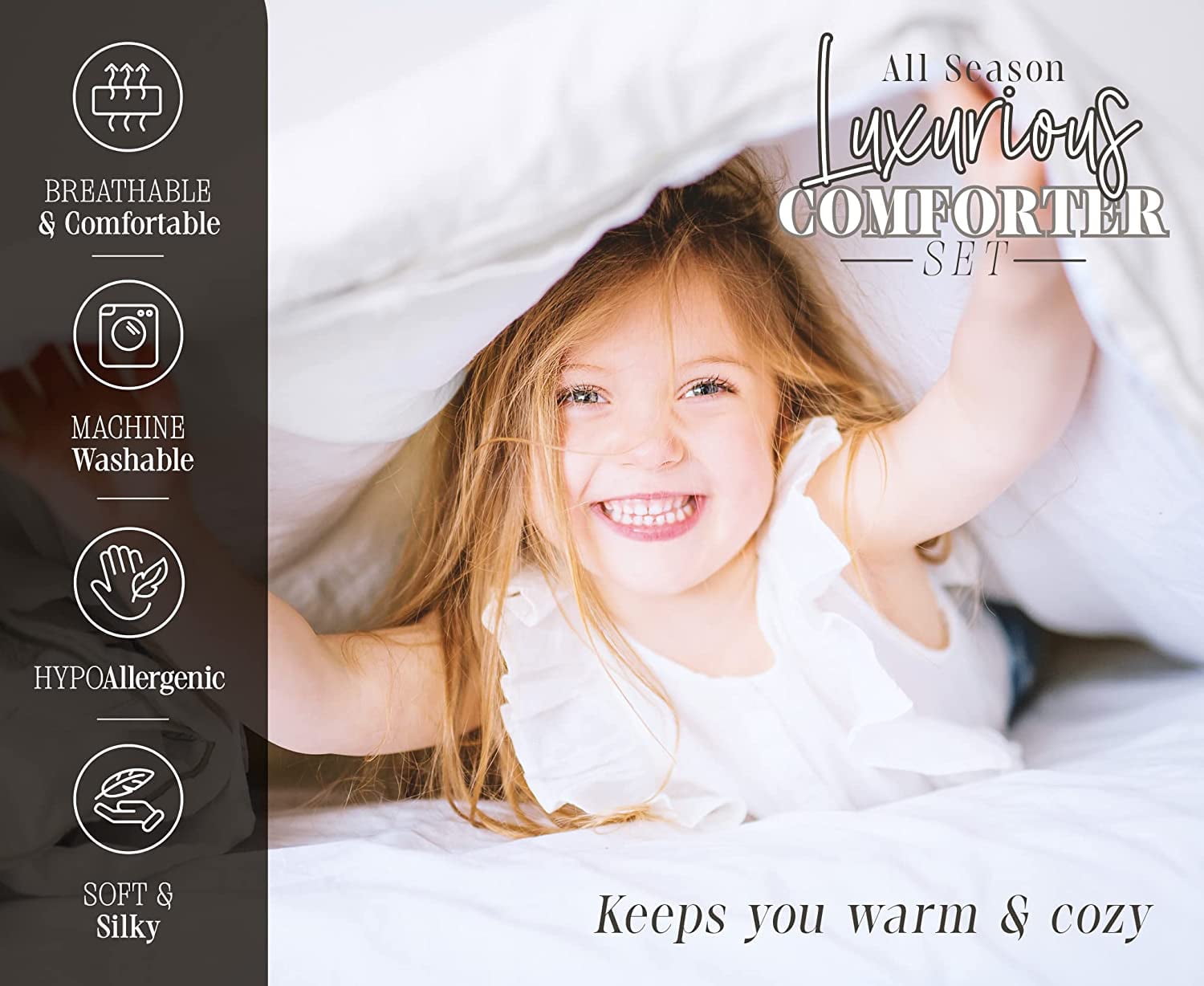 Elegant Comfort Bedding 4 Piece Bed Sheet Set 1500 Series Wrinkle Free with Deep Pockets , Queen, Chocolate Brown
