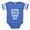 Royal Blue, variant on CafePress - Every Day Is Game Day - Cute Infant Baby Football Bodysuit