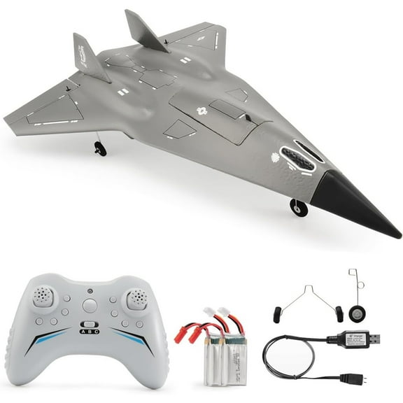 2.4G RC Airplane FX9672 Large Stealth Culvert Fighter Aircrafts 18" Model Toys