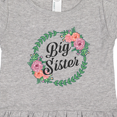thumbnail image 4 of Inktastic Big Sister with Flower Circle Girls Toddler Dress, 4 of 5